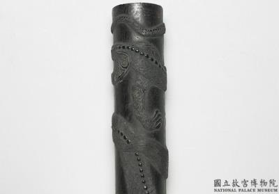 图片[3]-Cylindrical inkstick inscribed with “Shansong zhi”, attributed to Luo Xiaohua, Ming Dynasty (1368-1644)-China Archive